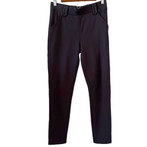 Betabrand Carpenter Style Pants In Charcoal Gray Size ML